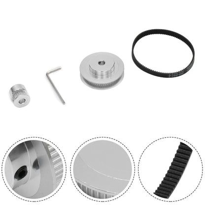 GT2 Timing Belt Closed Loop 200mm Pulley Set (20 Teeth & 60 Teeth) for 3D Printer