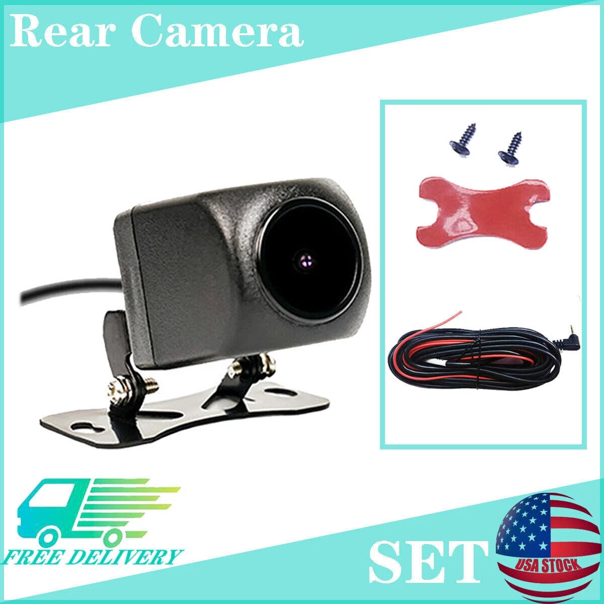 4Pin Rear View Camera for Universal Car (DVR, Night Sight)