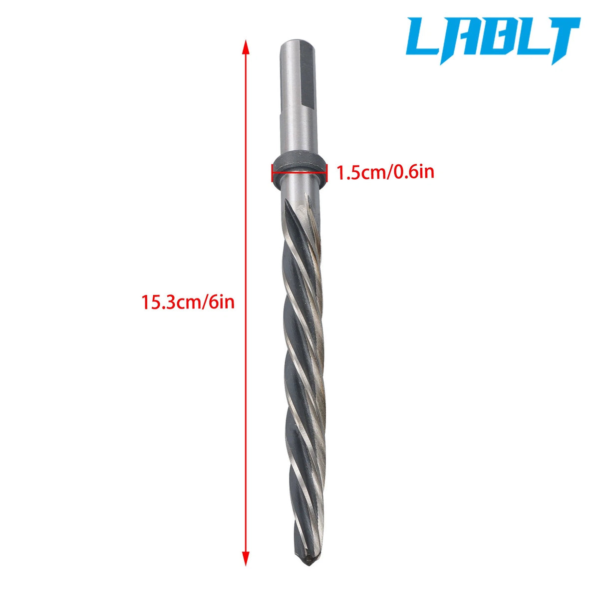 3/8" Tapered Reamer Bit for Steel Metal Wood Plastic (HSS)
