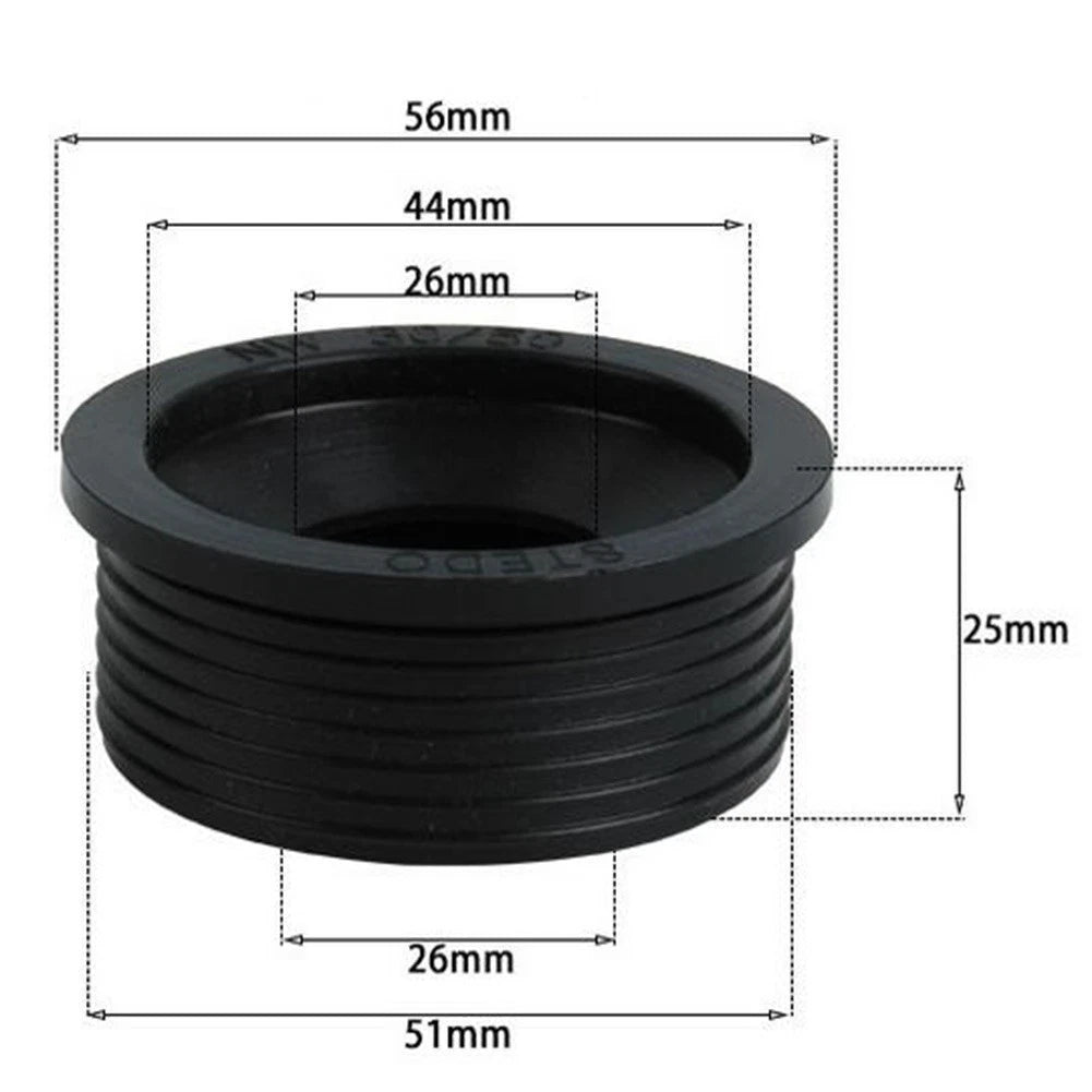 Sink Drain Pipe Seal Ring for 30-50 MM Pipe Transitions