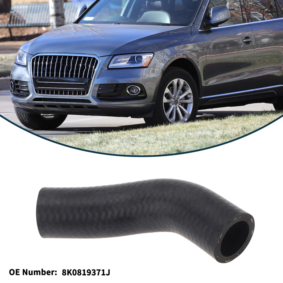 Radiator Hose Coolant Pipe Replacement for Audi Q5 2.0L (2013–2017)