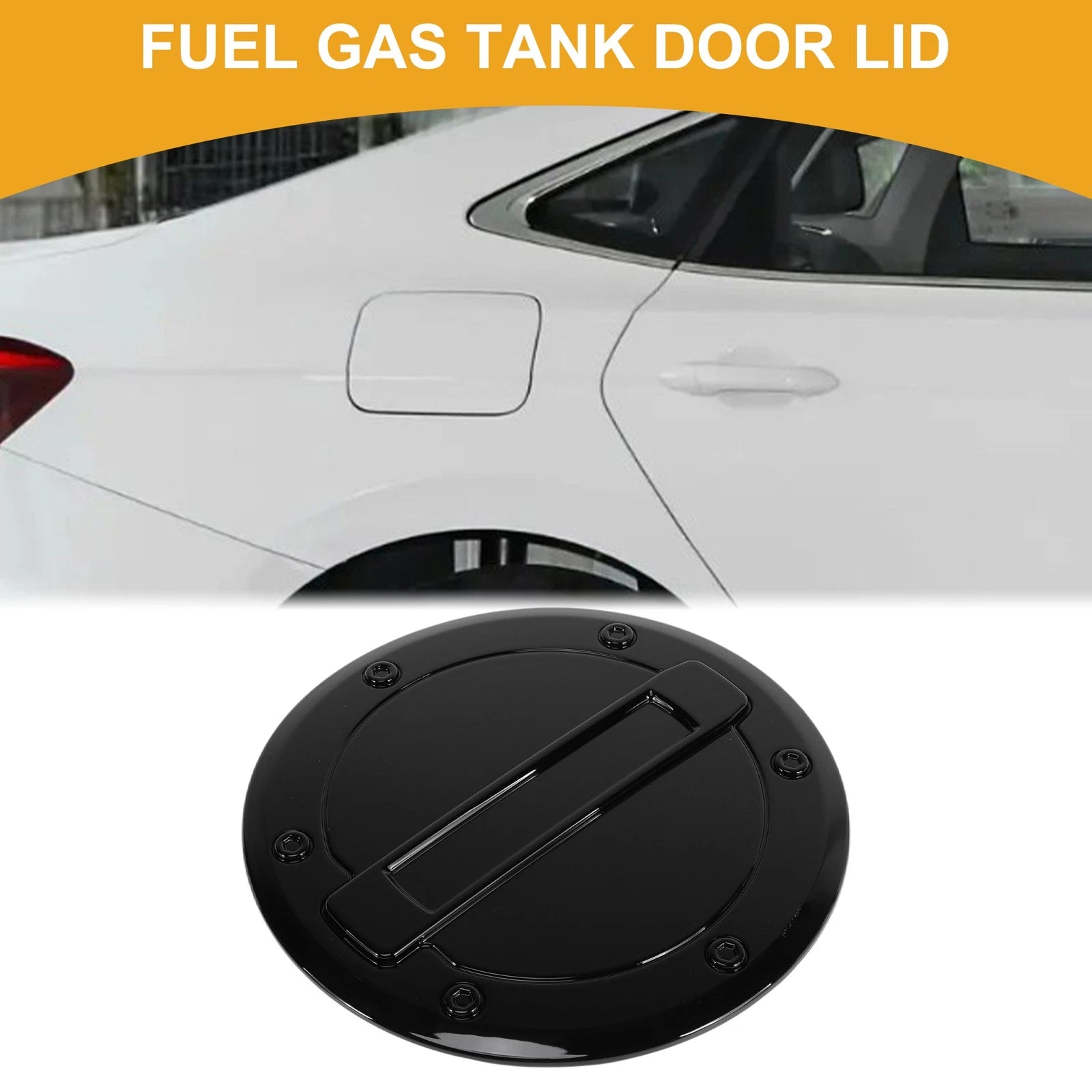 Fuel Tank Door Cap Replacement for Dodge Ram 1500 2021–2025 Black
