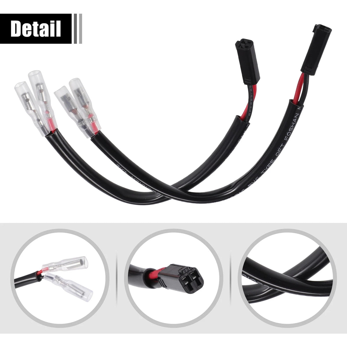 Set of 4 Turn Signal Wiring Adapter Connectors for Suzuki