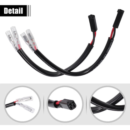 Set of 4 Turn Signal Wiring Adapter Connectors for Suzuki