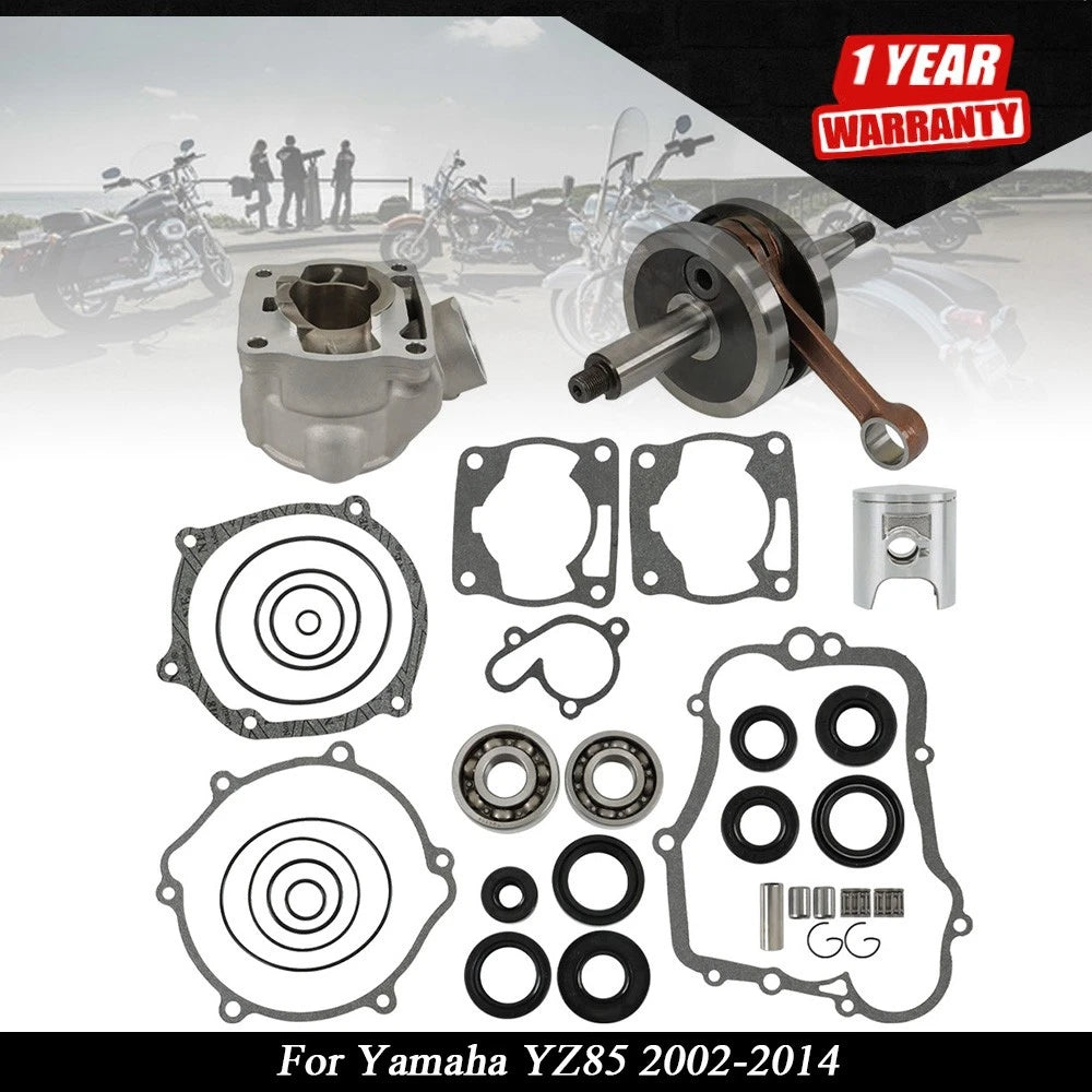 Engine Rebuild Kit for Yamaha YZ85 (2002–2014) - Cylinder, Piston, Crankshaft