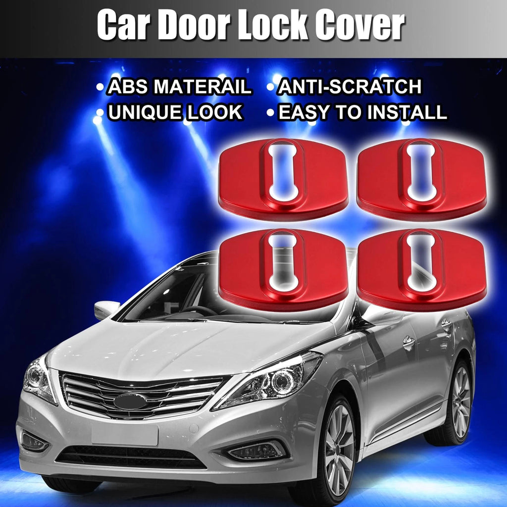 Door Lock Latch Covers Front Rear Set for Hyundai Kia (4 Piece) (2011–2018)