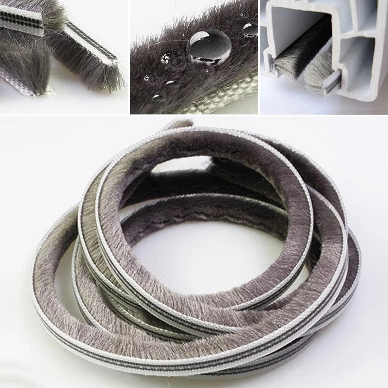 Sliding Door Draught Brush Pile Seal Strip for