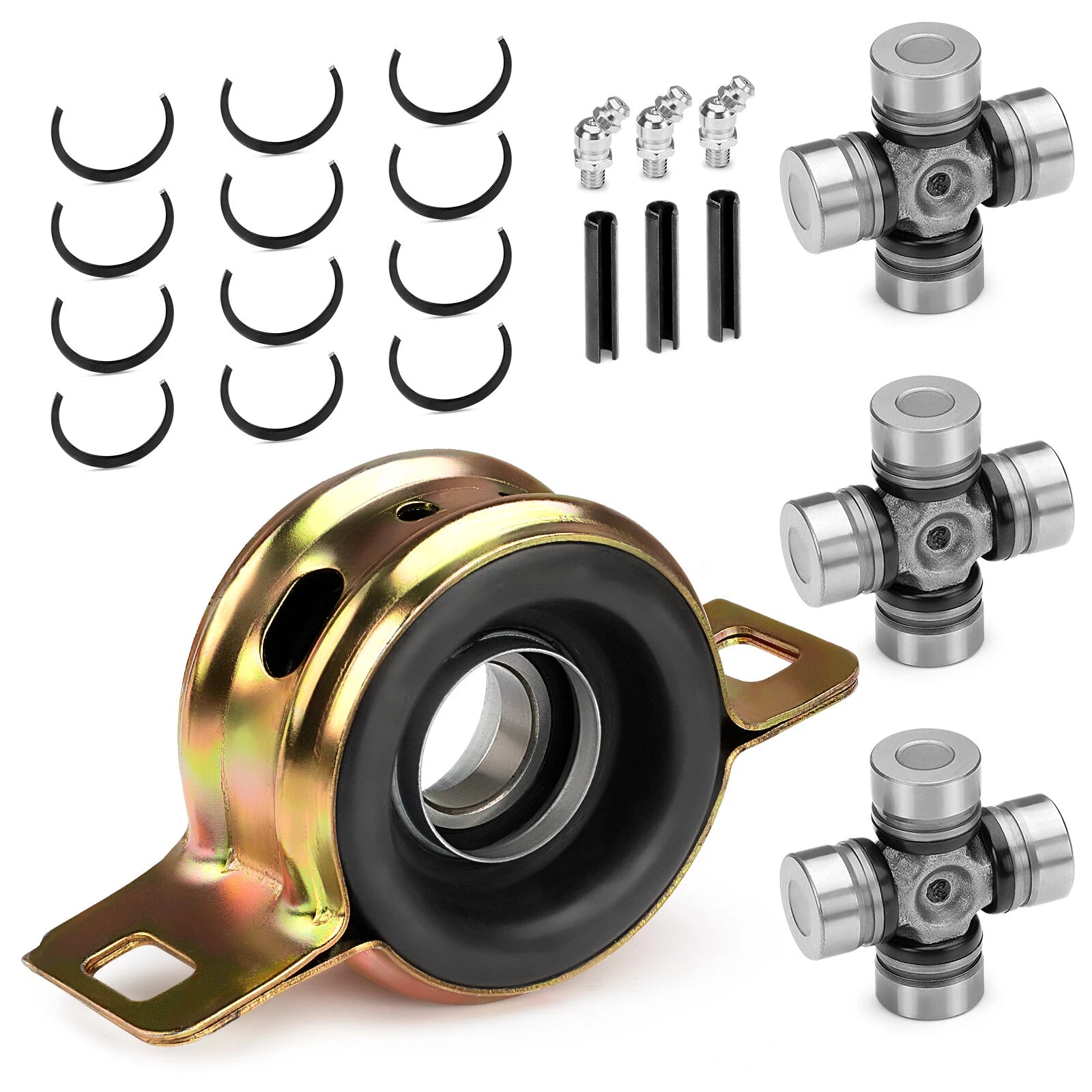 Front Shaft Center Carrier Bearing with U-joint for Polaris RZR 900 1000 XP 4 (2015–2021)