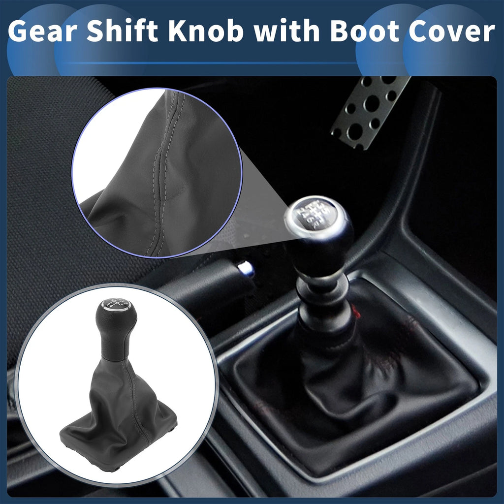 Gear Shifter Knob with Cover Replacement for Volkswagen Beetle (1998–2010)
