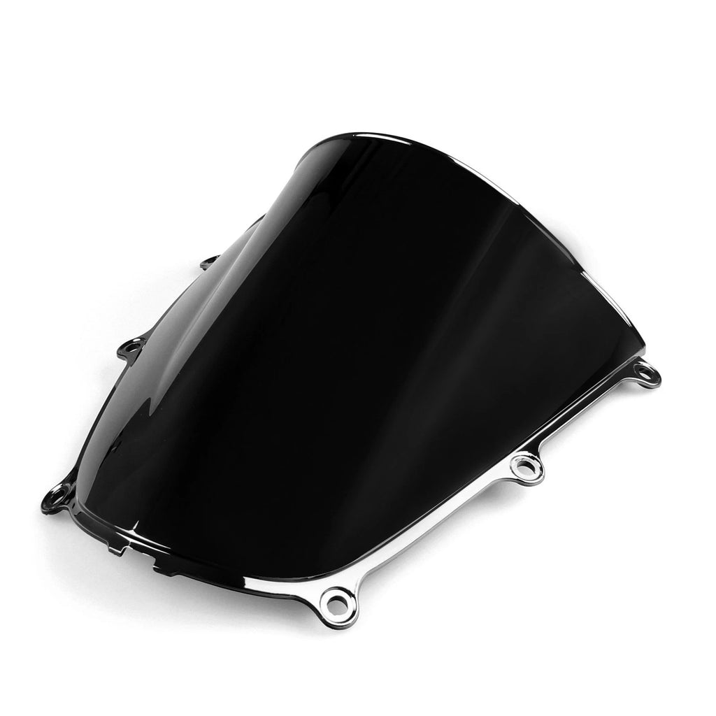 Double Bubble Windshield for Honda CBR600RR (2005–2006) Black