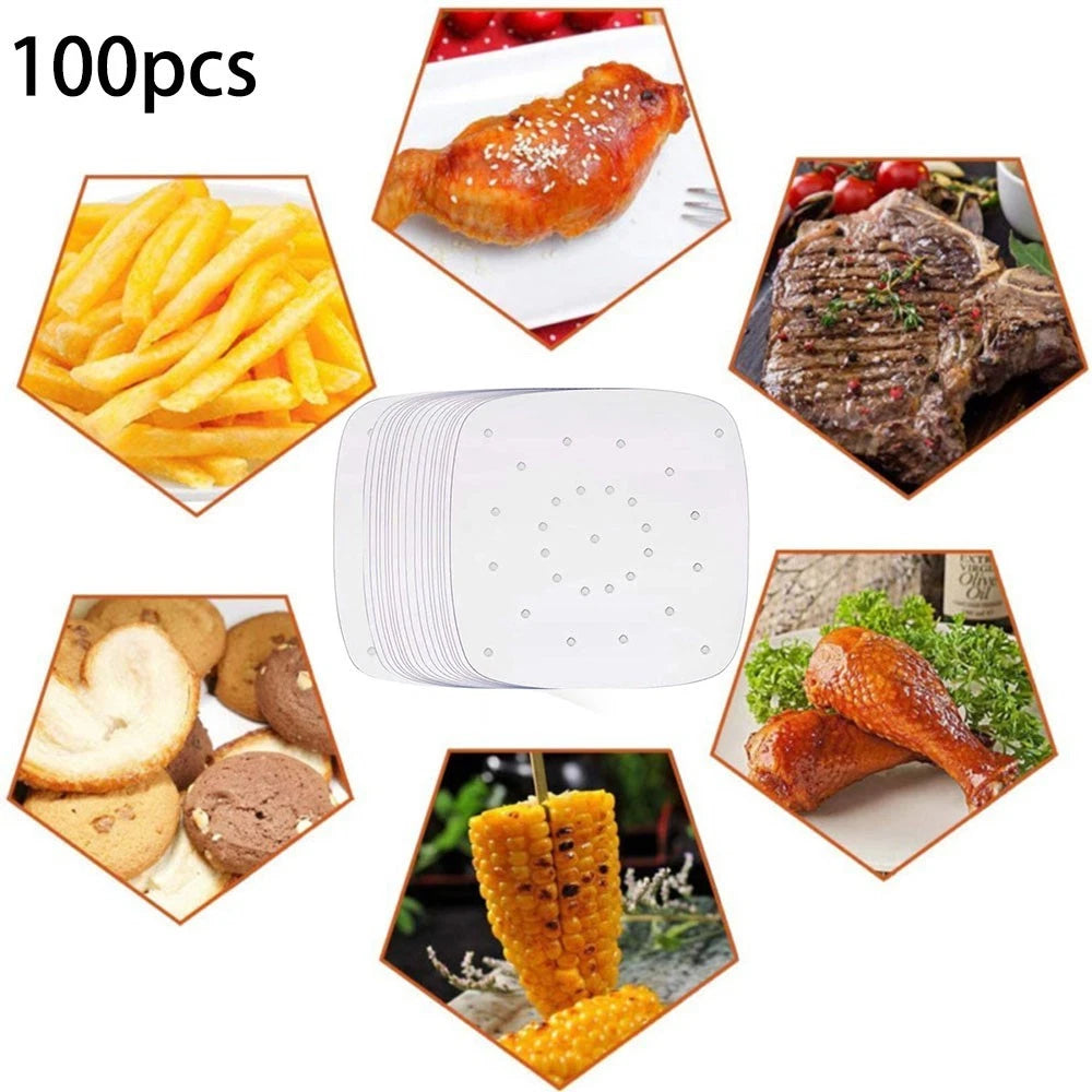 Practical Parchment Paper Kitchen Liner Square Steamer Tool