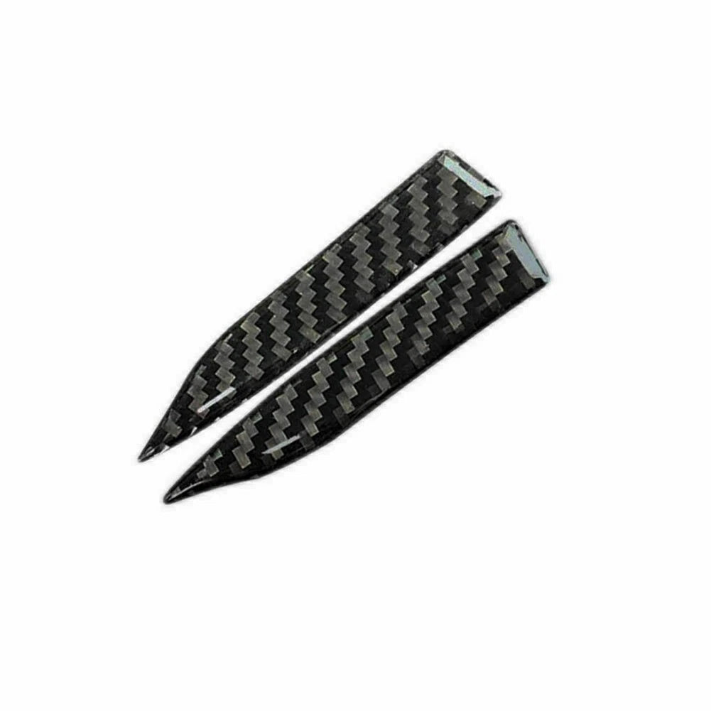 2x Carbon Fiber Pattern Car Side Mirror Trim Cover Sticker Protection