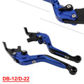 CNC Blue Extendable Brake Clutch Levers for Ducati Monster (620–796)