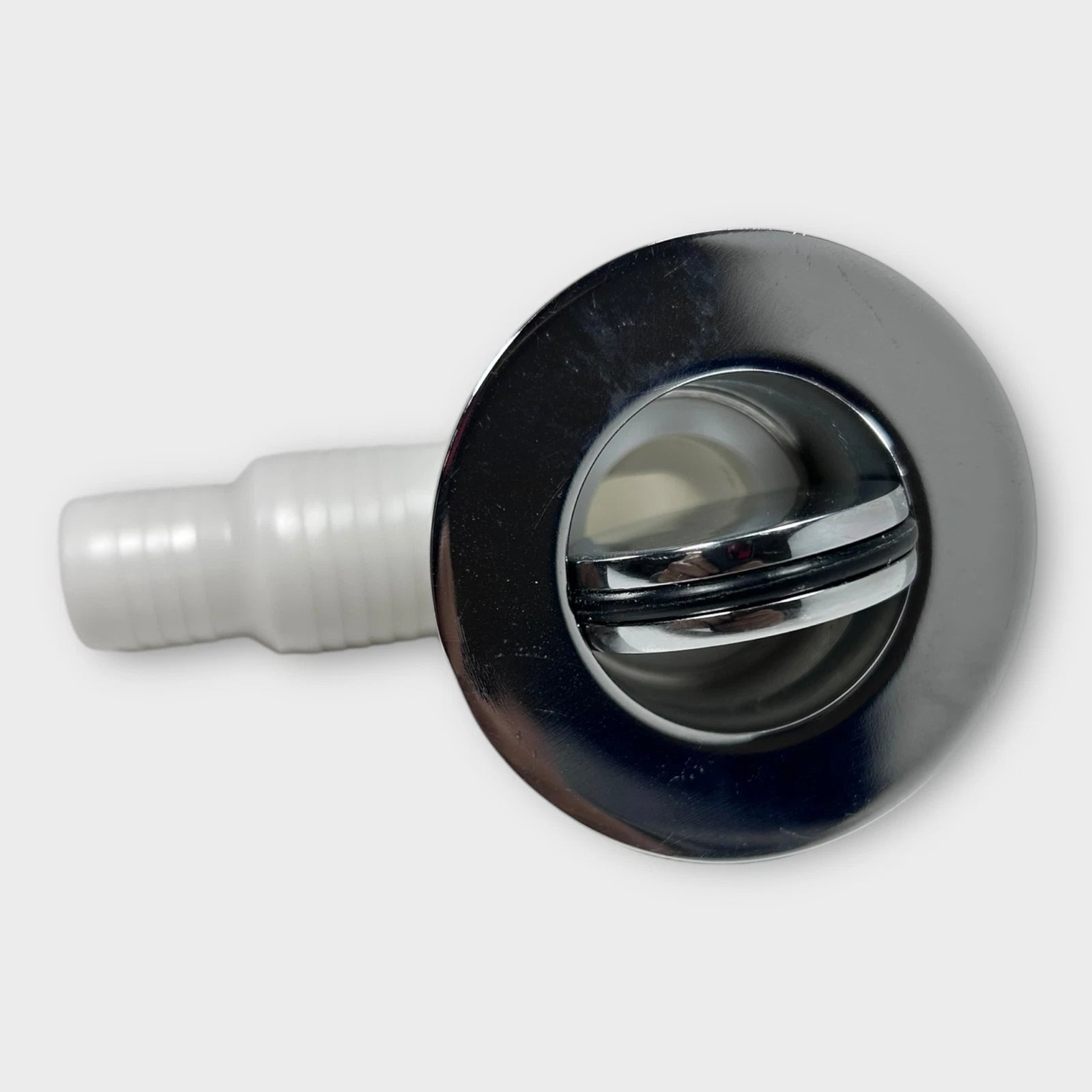 Chrome Boat Thru Hull Angled Flip Drain for ITC Marine 98110-CH