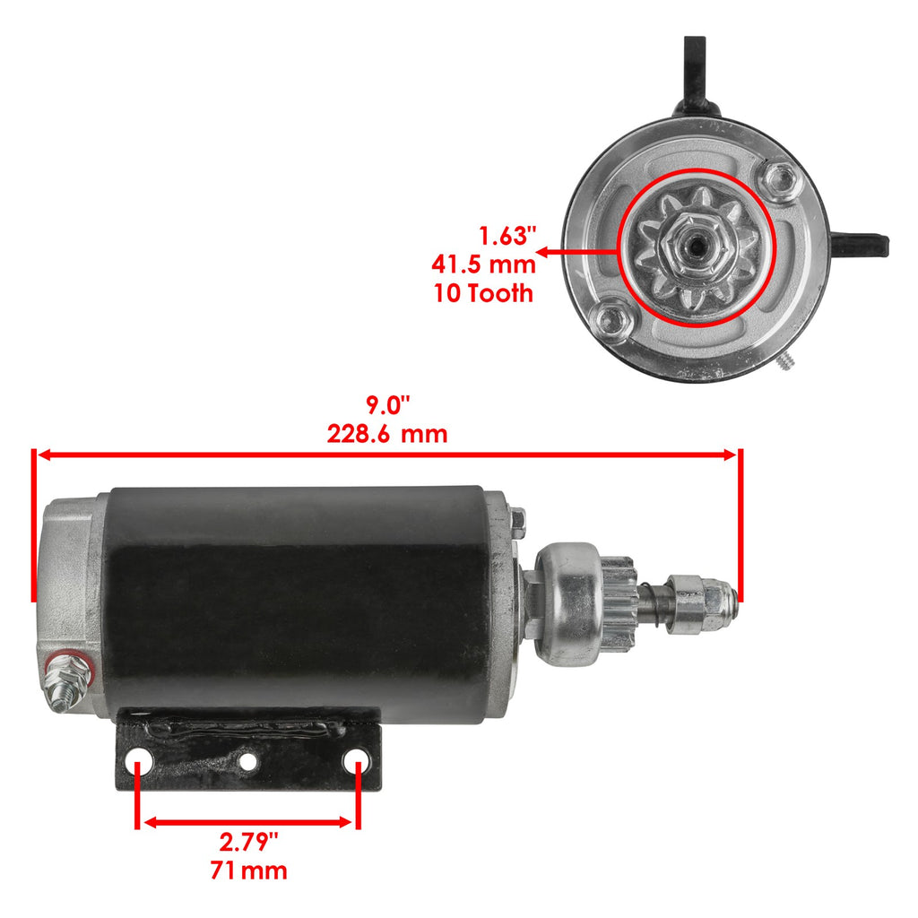 Starter Motor Replacement for OMC Johnson Evinrude 120 130 140 HP (1980–2007)