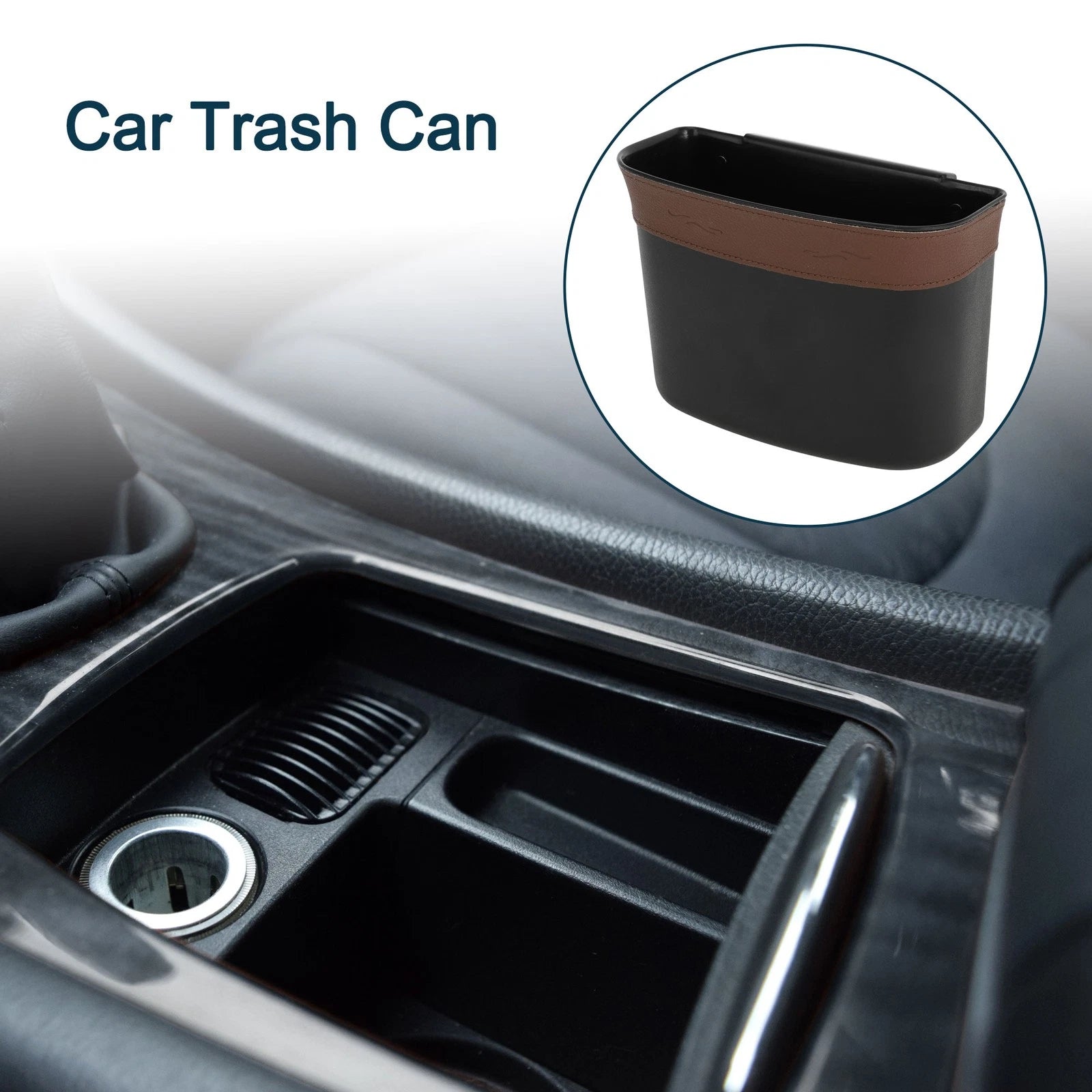Car Trash Can for Universal Fit (1 Pc)