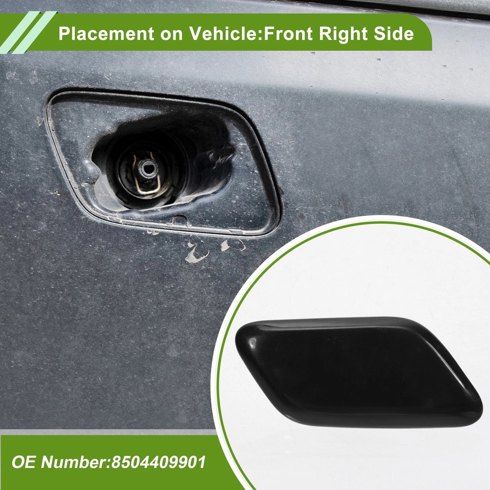 Washer Nozzle Cover Cap Front Right for Toyota Avensis (2003–2009)