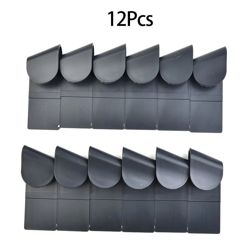 12pcs Pot Cover Storage Organizer Rack Wall Mount Holder Kitchen Tool
