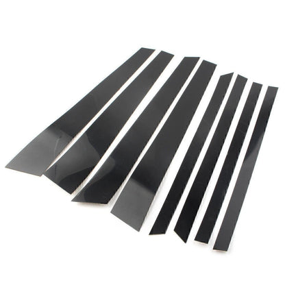 8pcs Black Pillar Posts Trim Kit for BMW X5 E70 (2007–2013)