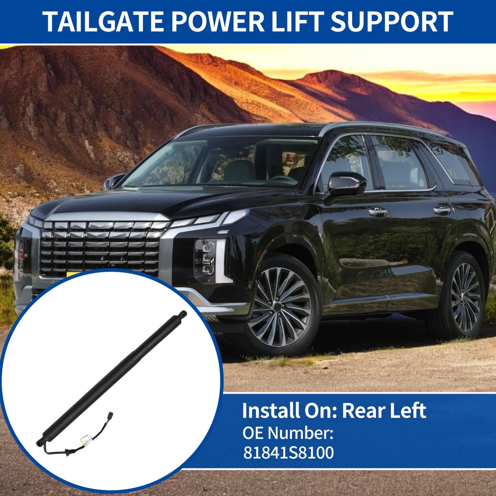 Tailgate Power Lift Support Rear RH Replacement for Hyundai Palisade (2020–2024)