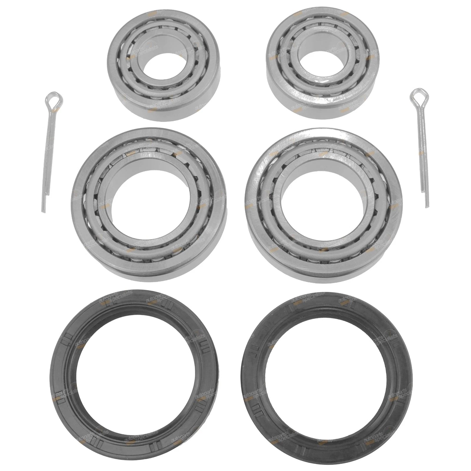2X Front Wheel Bearings Kits for Isuzu D-Max TFR85 (2008–2016)