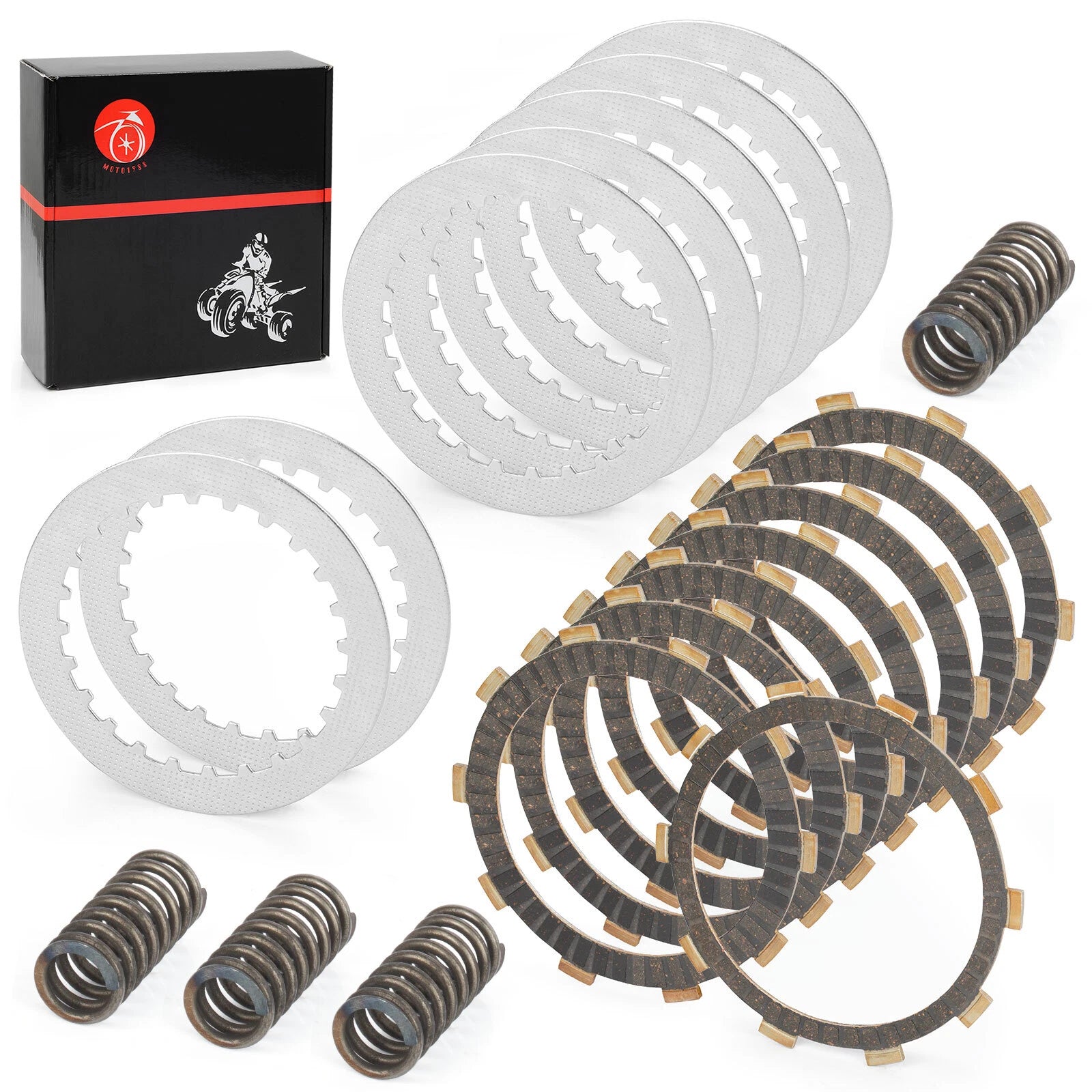 Clutch Friction Steel Plates Kit for Honda VT750CA VT750CS Shadow Aero 750 (2004–2024)
