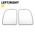 Mirror Glass Pair Left Right Heated White for Ford E150 E250 E350 (2015–2020)