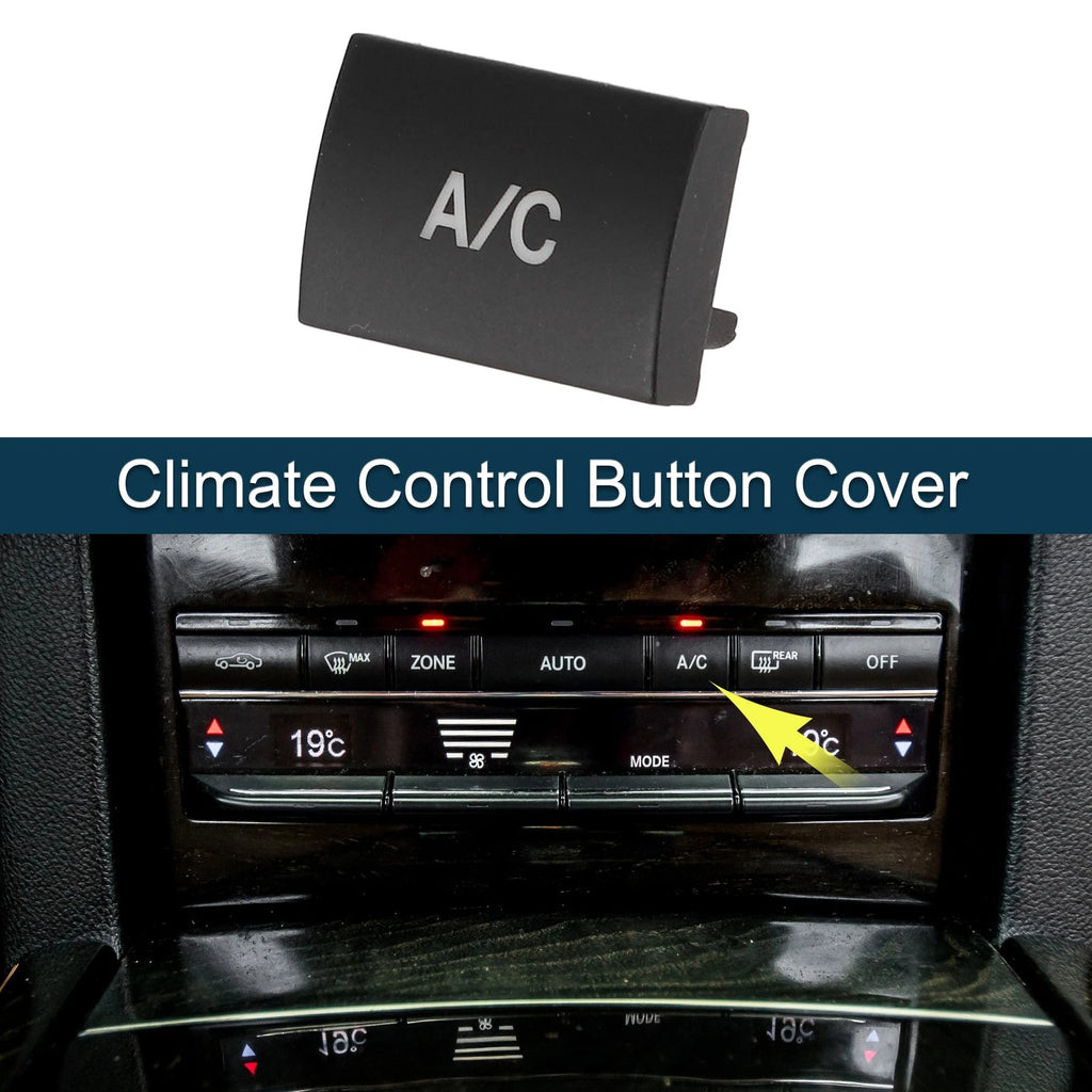 Climate Control Button Cover for Mercedes-Benz E Class Black Center Console (W213)