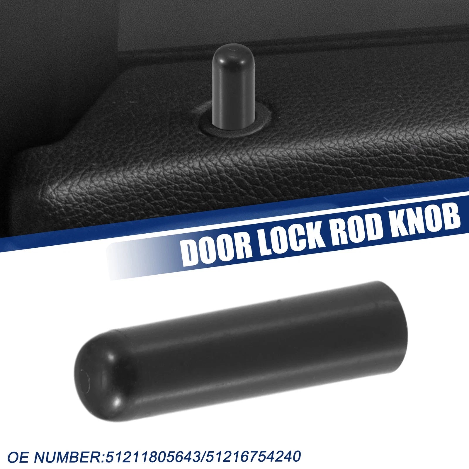 Door Lock Rod Knob Replacement for BMW 328i 2007–2013