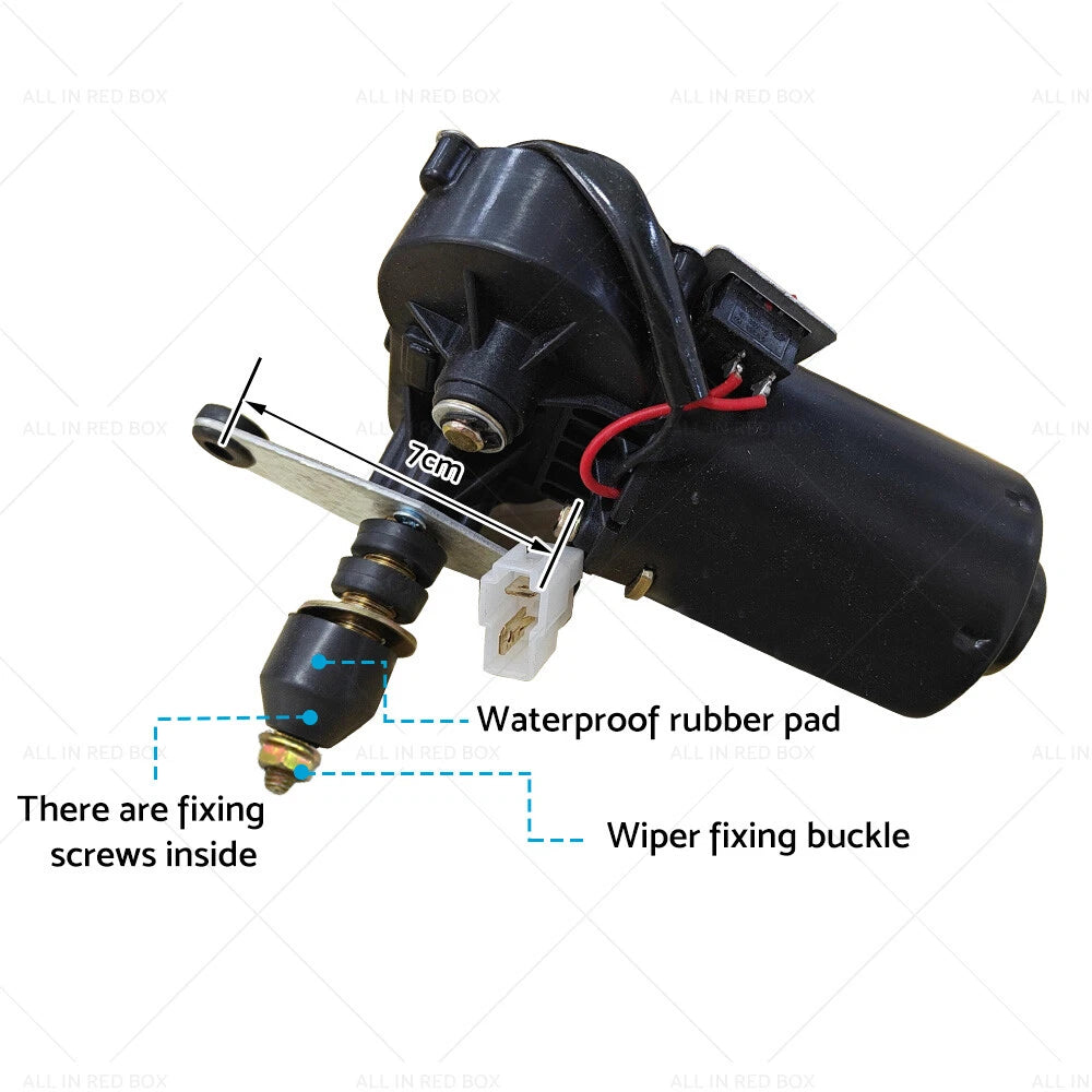 12V Electric Windshield Wiper Motor for Universal Car (Universal Fit)