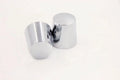 Billet Chrome Handle Bar Ends for Kawasaki Ninja 250 500 650R (2008–2012)