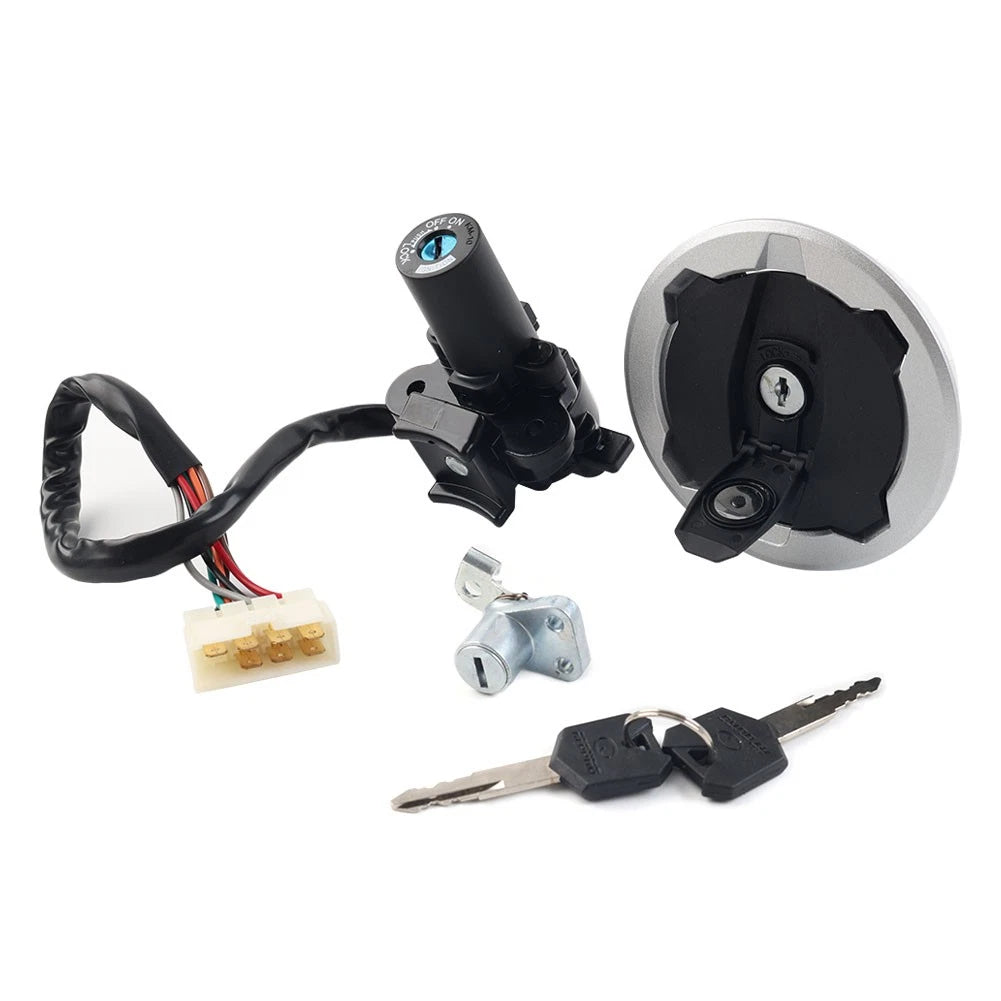 Ignition Switch Fuel Cap Seat Lock for Kawasaki KLE300/VERSYS-X300 (2017–2021)