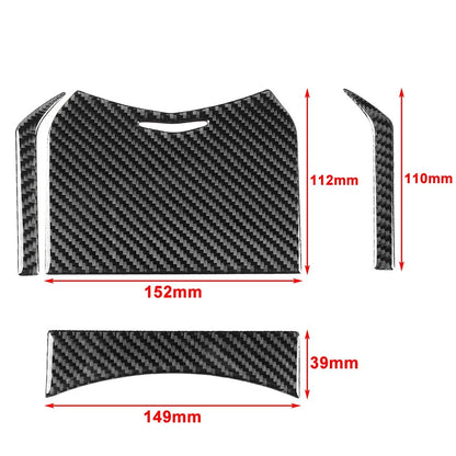 Carbon Fiber Center Console Storage Box Panel Cover for Cadillac CTS (2008–2013)