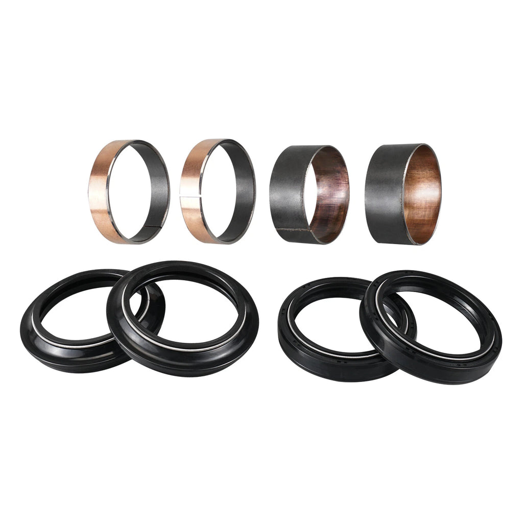 Front Fork Seals Bushing Kit for Kawasaki KX125 KX250 KX500 (1996–2004)