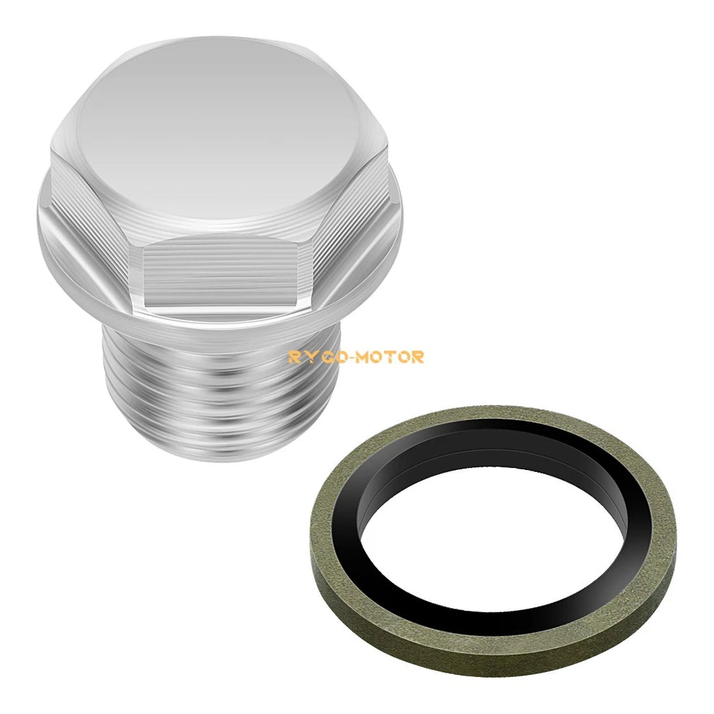 Oil Drain Plug & Gasket for Suzuki GSXR 600 750 1000 (2001–2023)