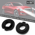 2X H7 LED Headlight Bulb Base Adapter Socket Retainers for Universal
