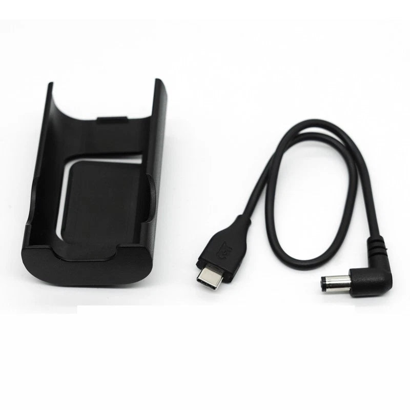 Charging Cable with Storage Dust Pad & Battery Case for DJI FPV Combo Goggles V2