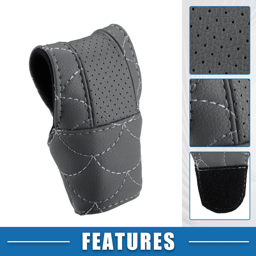 Shift Knob Cover for Universal Vehicles - Gray Trim