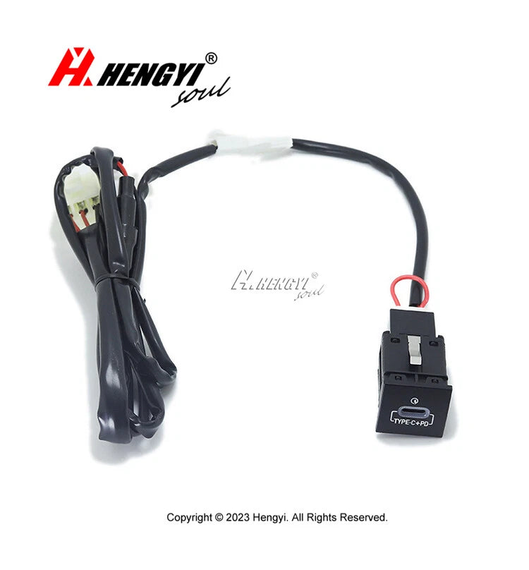 USB-C PD Charger for Volkswagen Golf GTI R-Line MK5 MK6 Jetta Scirocco Touran (1PC)