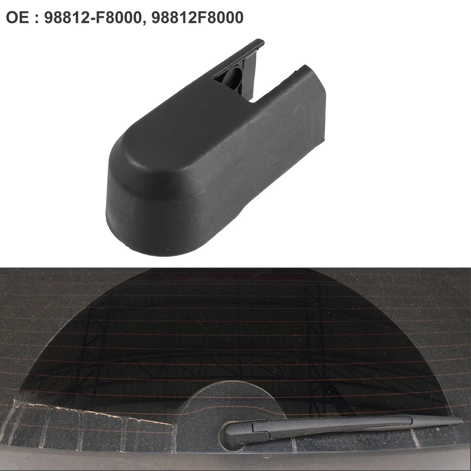 Rear Windshield Wiper Arm Cover Cap Replacement for Hyundai Venue (2020–2021)