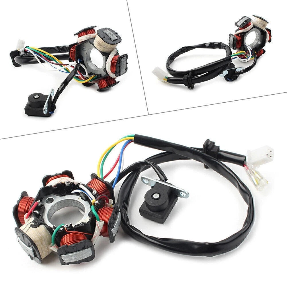 6 Coil Stator Magneto for 50cc 110cc 125cc 150cc Scooter Moped GY6