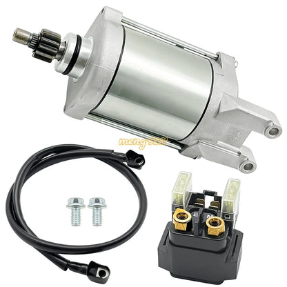 Starter Motor & Relay & Wire for Yamaha Raptor 660 YFM660R (2001–2005)