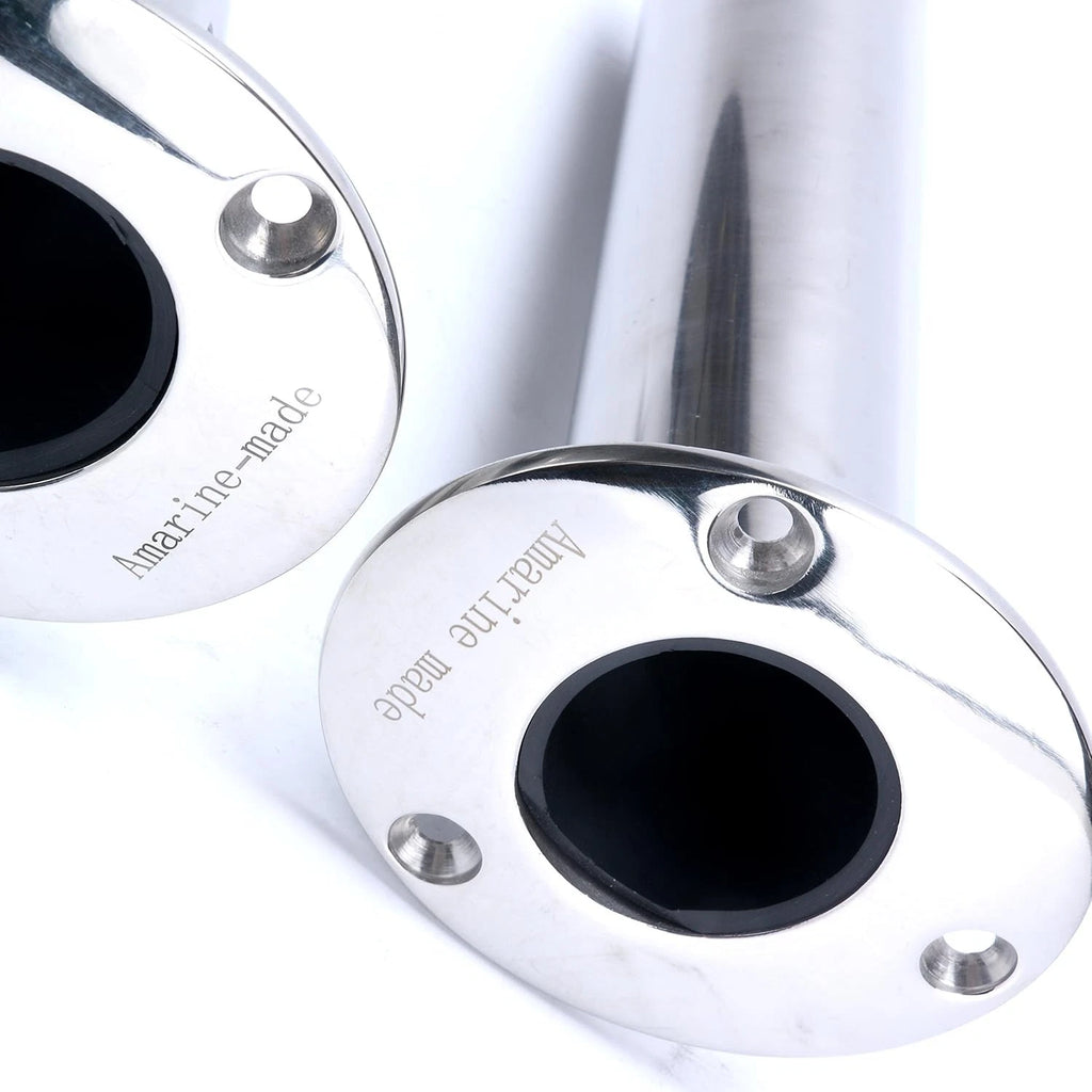 2X 90 Degree 316 Stainless Fishing Rod Holder Heavy Duty