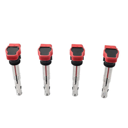 Set of 4 Ignition Coils UF529 for Audi A3 A4 A5 Q5 TT, VW Beetle Golf Jetta Passat