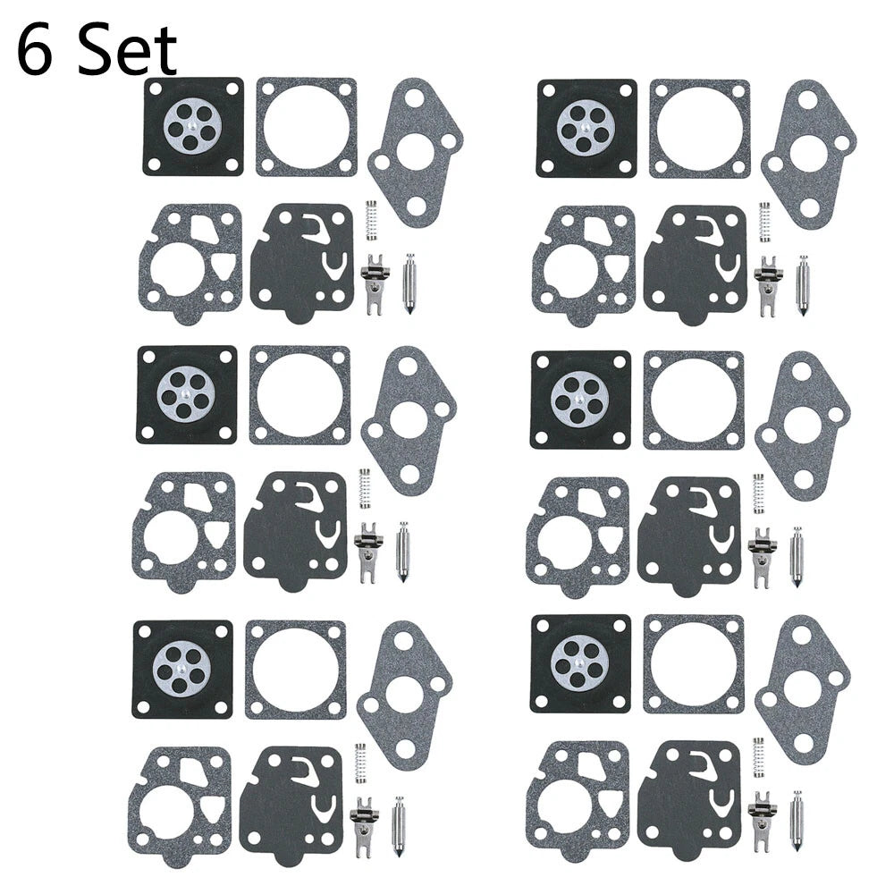 6X Carburetor Gasket Kit for Kawasaki TG20 TG24 TG25 TG33 TD24 TD25 TD33