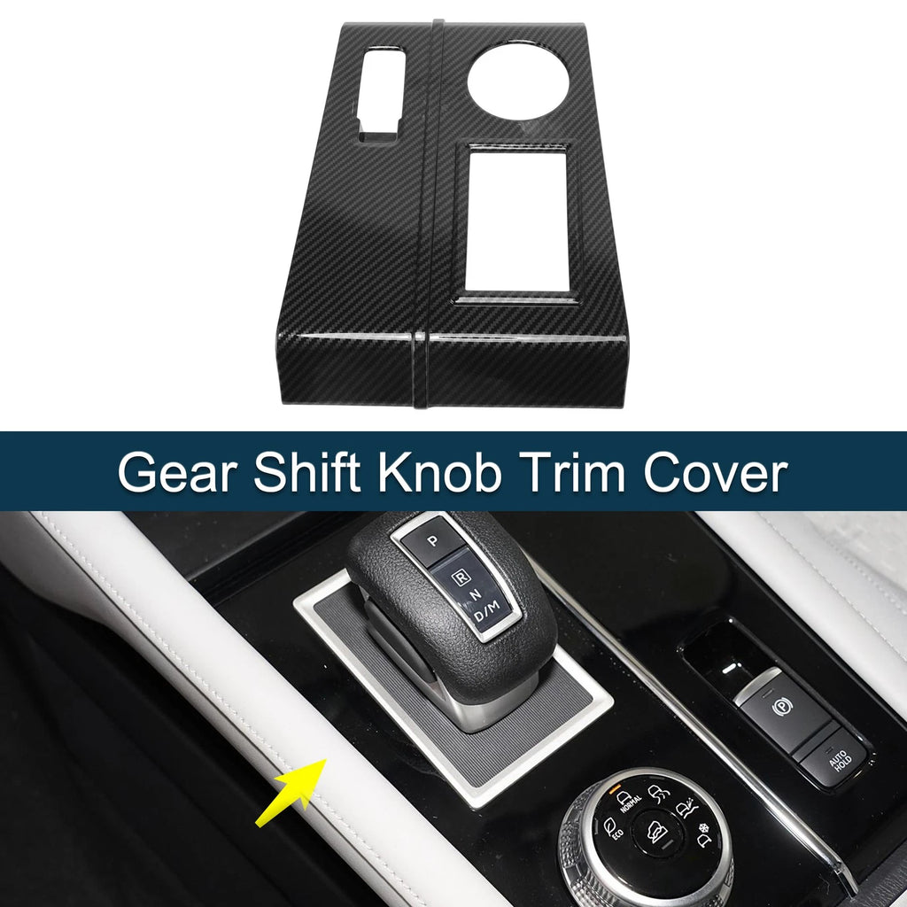 Gear Shift Knob Sticker Replacement for Mitsubishi Outlander (2022–2024) Black