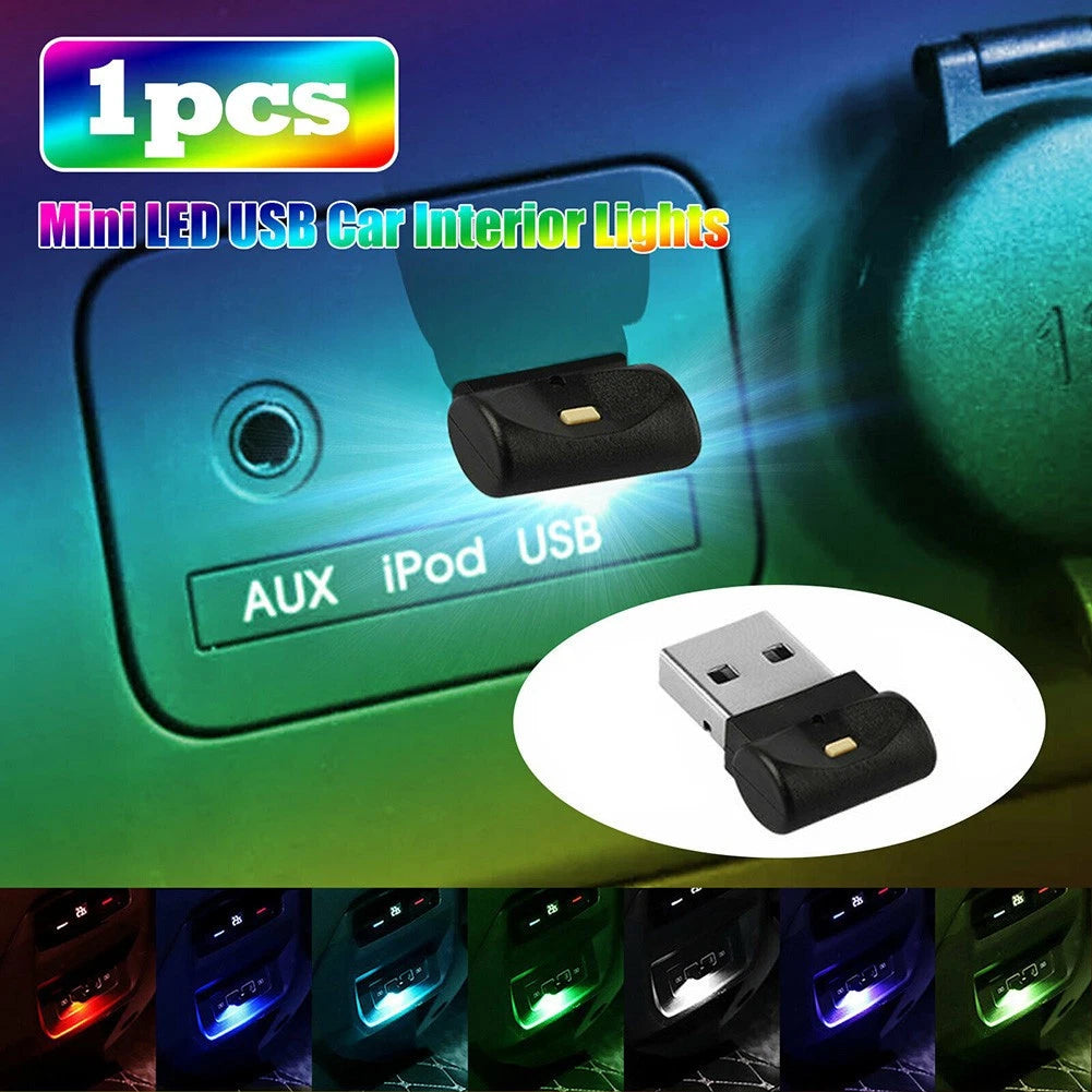 RGB LED Car Interior Light for Universal Fit (Mini-USB)