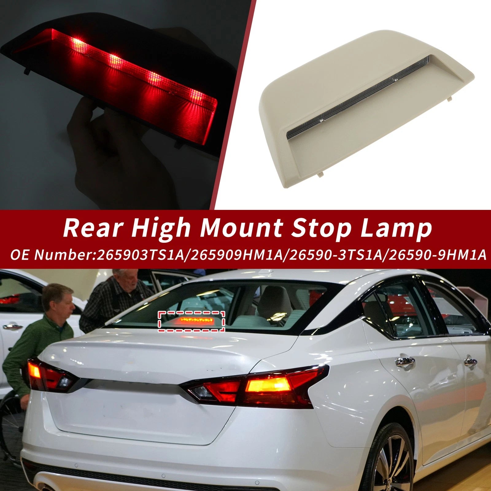 LED Third Brake Light for Nissan Altima (2013–2018) No. 265903TS1A