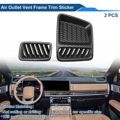 Air Conditioner Outlet Vent Trim Frame Black for Hyundai Santa Fe (2013–2018)