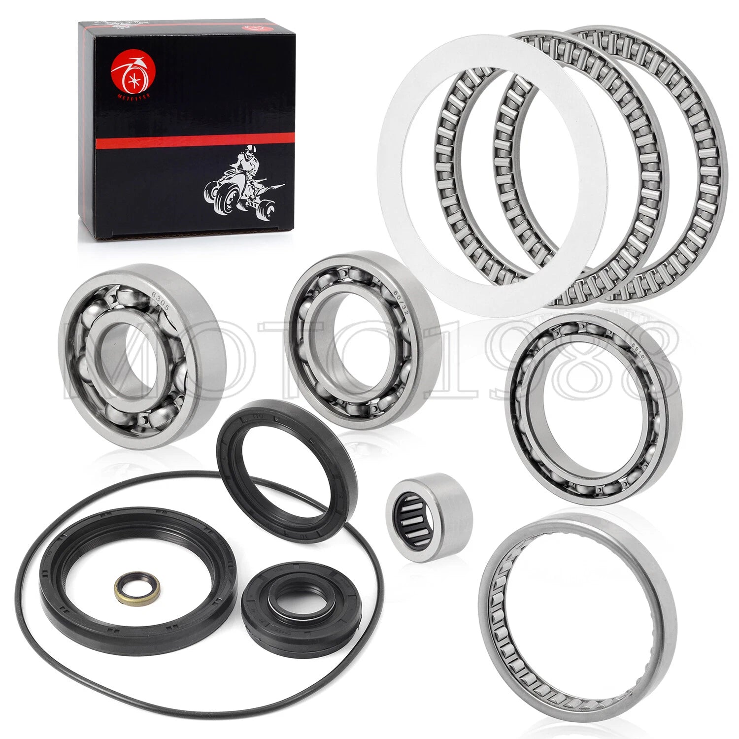 Front Differential Bearing Seal Kit for Kawasaki Brute Force 750 (2003–2023)